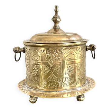 Engraved candy box sugar bowl