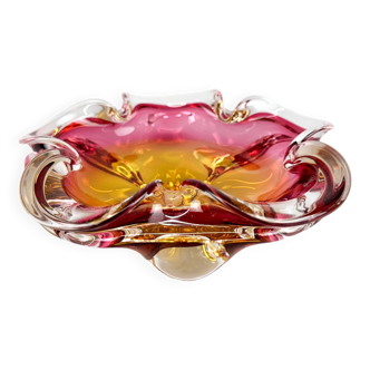 Art Glass Bowl by Josef Hospodka for Chribska Glassworks, 1960's