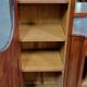 Nancy School: Large Art Nouveau mahogany bookcase buffet
