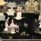 Chinoiserie style furniture. Mother-of-pearl, steatite, jade marquetry.
