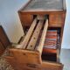 meuble classeur a dossiers en chene 1940