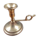 Vintage brass little cellar rat, candle holder with a lovely handle.