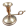 Vintage brass little cellar rat, candle holder with a lovely handle.
