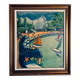 Huile sur toile "Le petit matelot", École Moderne - 50x60 cm