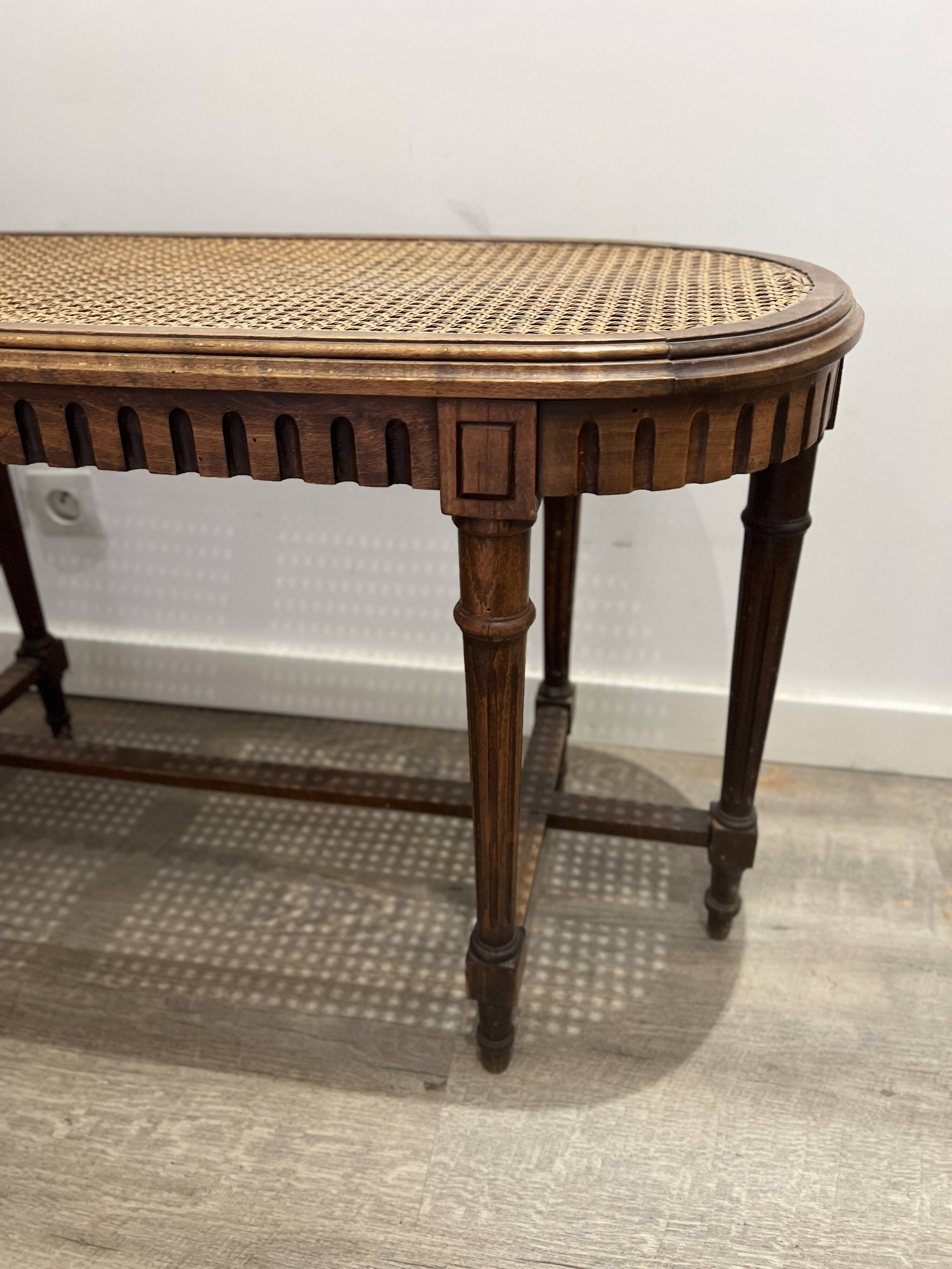 Louis XVI piano stool