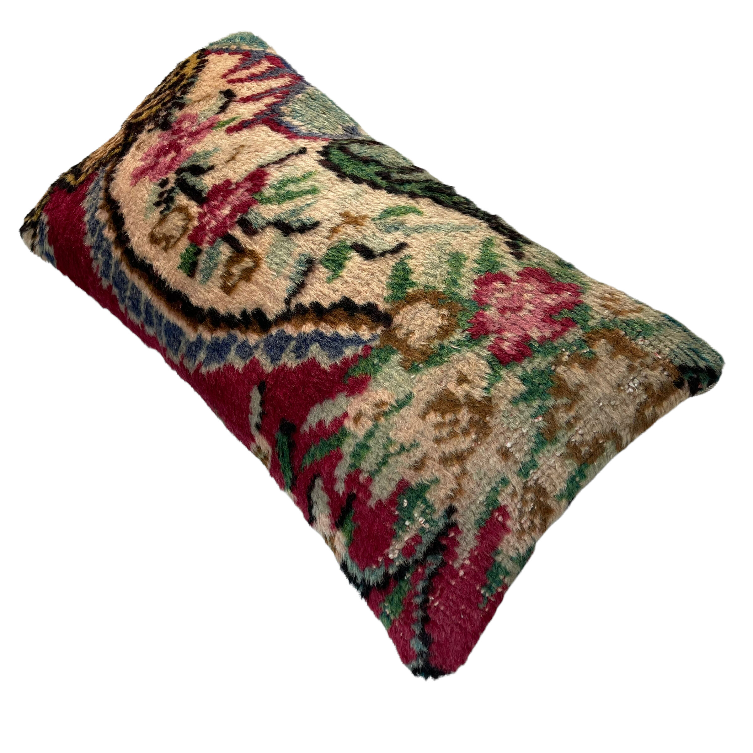 Vintage Turkish Handmade Cushion Cover, 30 x 60 cm