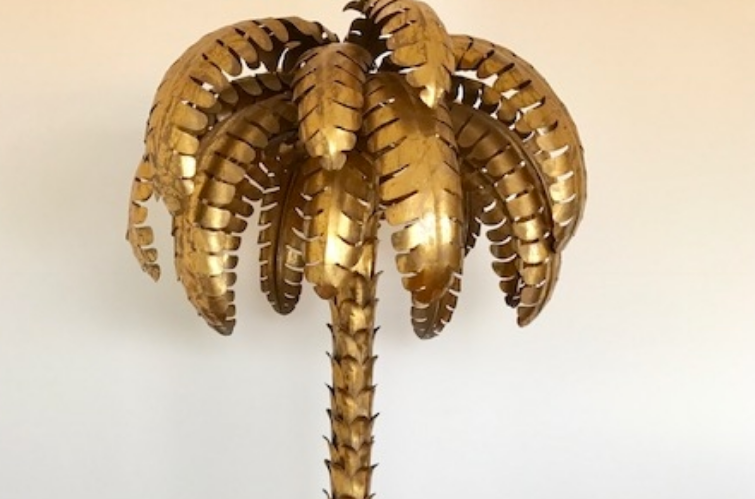 Palm floor lamp years 70