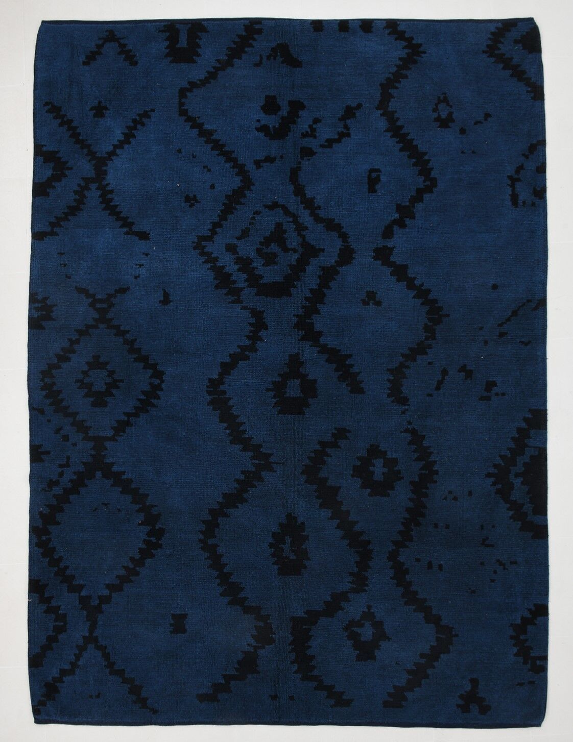 Navy Blue Hemp Carpet Rug,293x219Cm