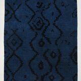 Navy Blue Hemp Carpet Rug,293x219Cm