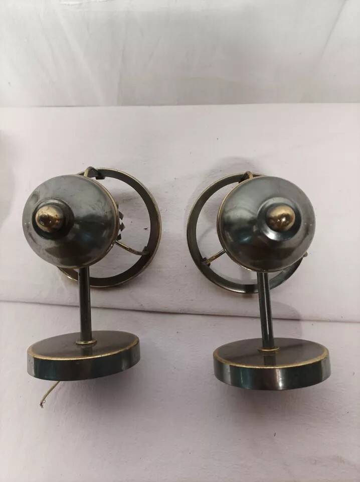 Ancienne paire d'appliques murales Vintage