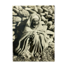 Photo orientalist 1900 bedouin crouching studio leparoux grand fougeray