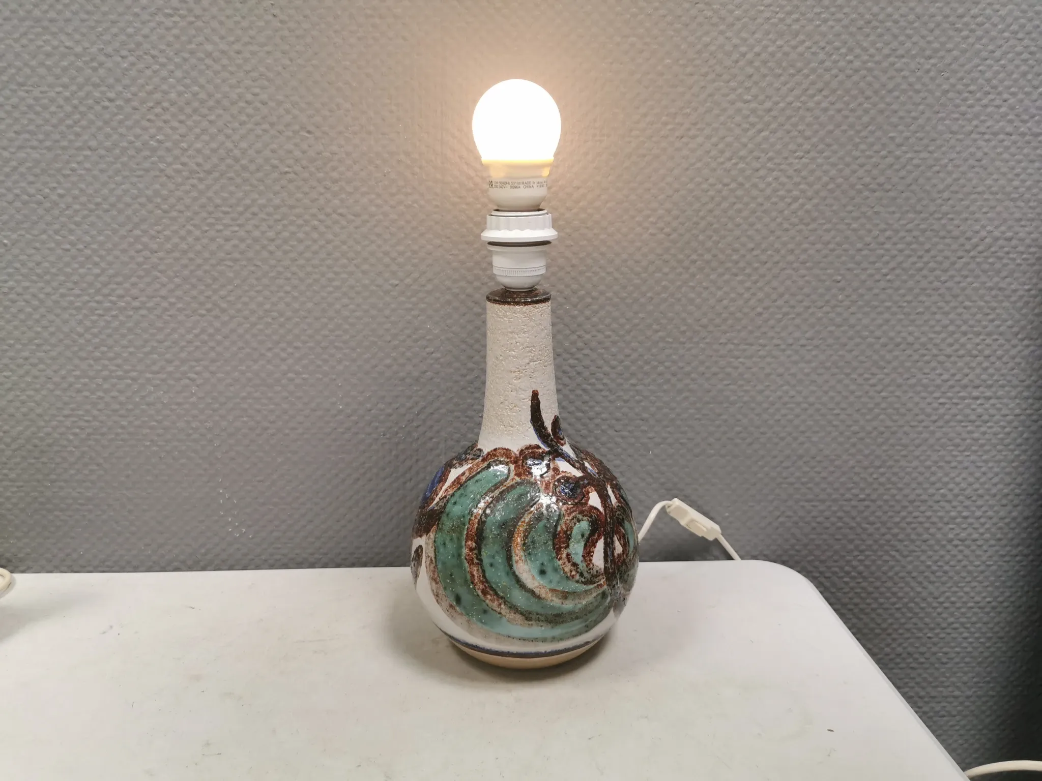Large table lamp from the Danish brand Søholm, designed by Noomi Backhausen
