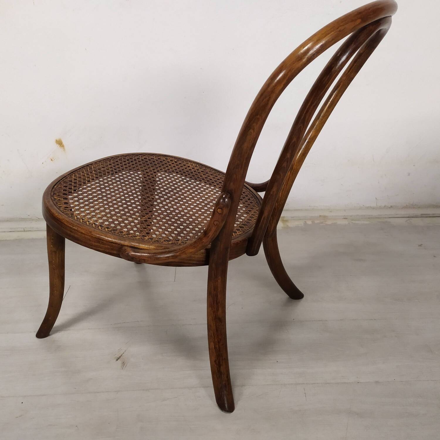 Fishel cane armchair