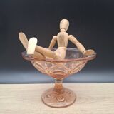 Manage glass rose cup