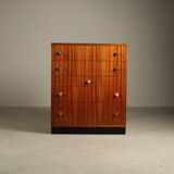 Alfred Hendrickx for Belform – Zebrano chest of drawers, 1960s