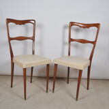 Scandinavian chairs skaï white