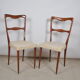 Scandinavian chairs skaï white