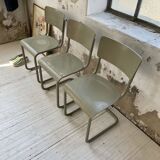 Trio of Tubax chairs 1950