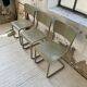 Trio de chaises Tubax 1950