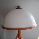 Steinhauer pine and plexiglass table lamp from the 70s