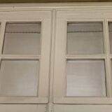Double separation doors with transom and beveled glass 20th century