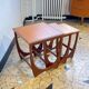 Teak trundle coffee table