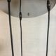 Ceiling chandelier eye ball 3 lights in vintage chrome aluminum 80's