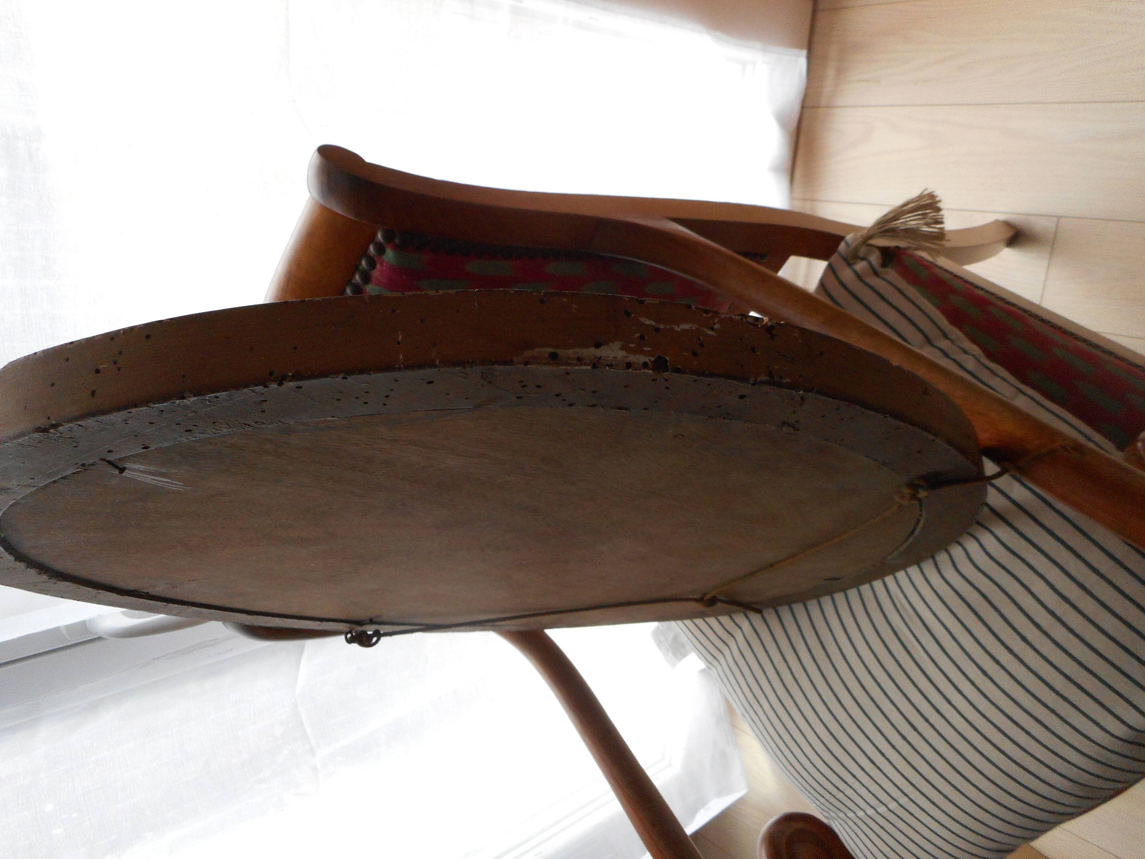 Antique oval painting, portrait of a woman on canvas, late 19th, early 20th century