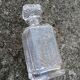 Vintage Hand Cut Crystal Whiskey Decanter