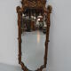 Miroir doré italien vintage 27x74cm