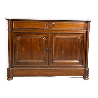 Wooden and marble sideboard