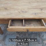 Table basse de ferme en bois