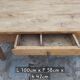 Wooden farmhouse coffee table