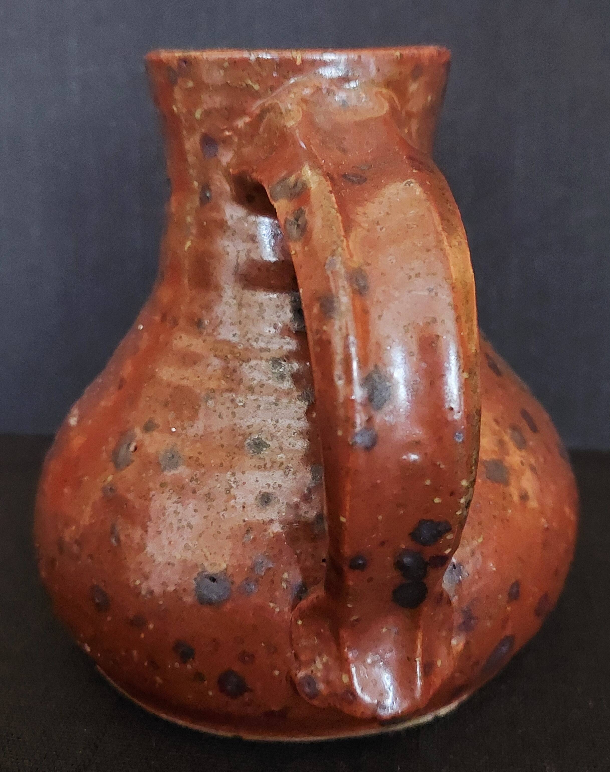 Vintage Chevrette jug in 20th century ceramic stoneware
