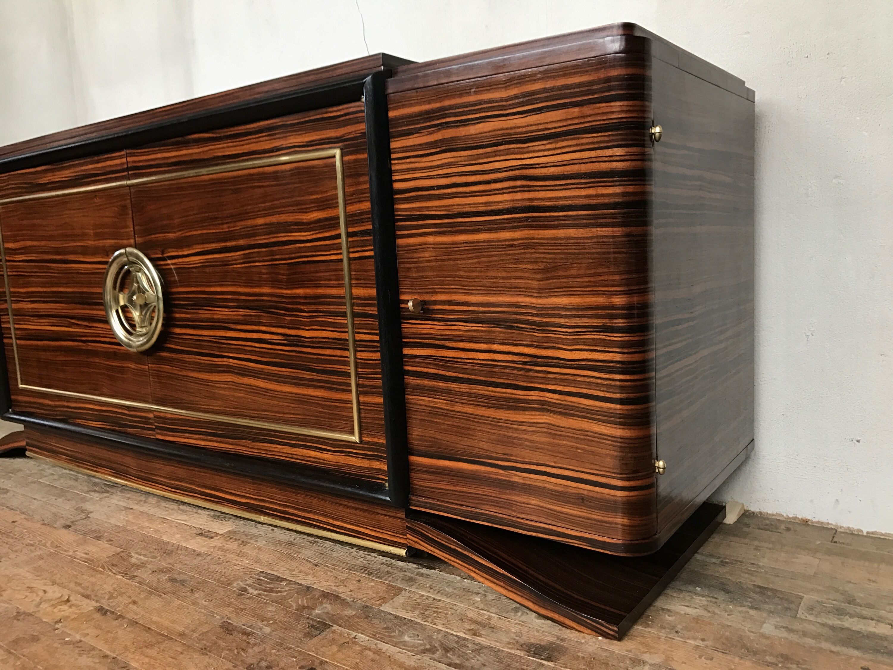 Macassar ebony sideboard 1930s period art deco