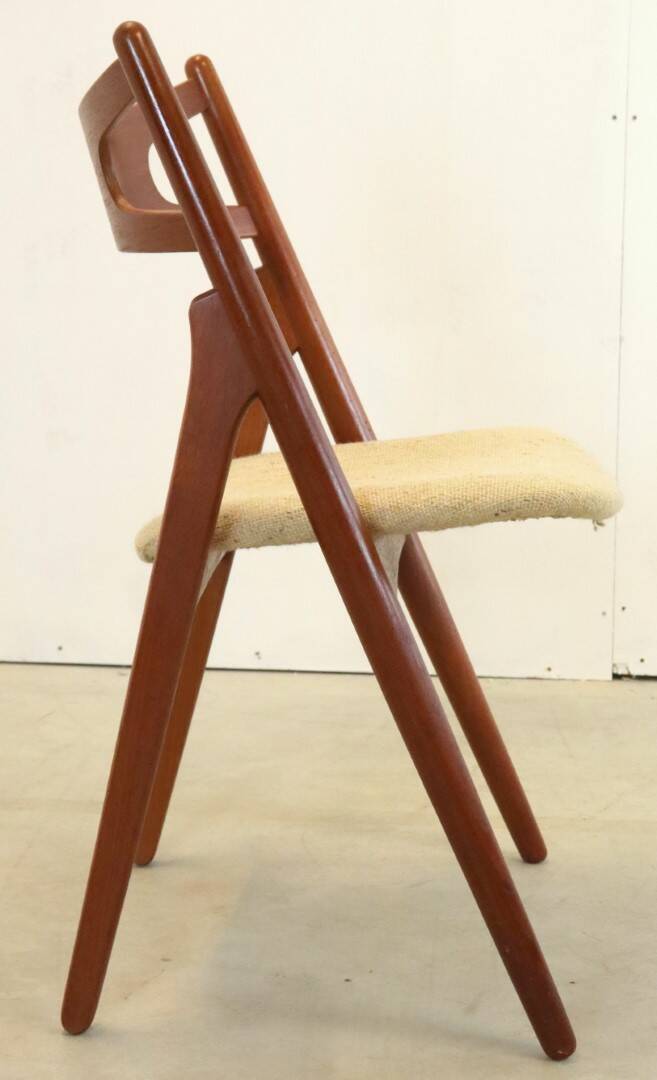 Set van 6 Hans Wegner voor Carl Hansen CH 29 stoelen