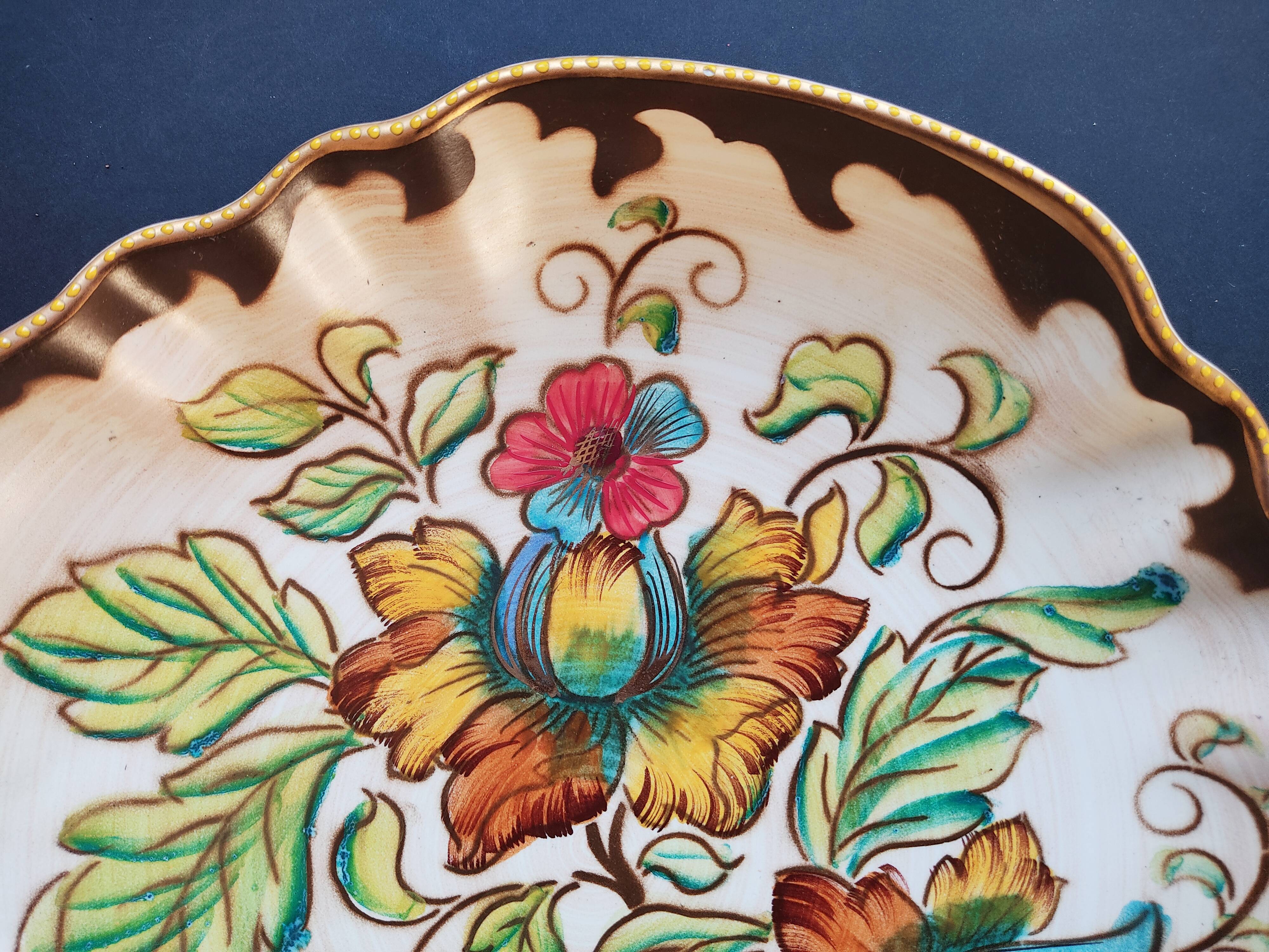 Dish Hubert Bequet décor Fabiola