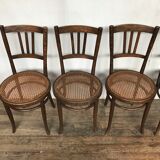 Set of 6 bentwood bistro luterma chairs