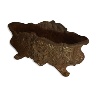 Old cast iron planter