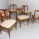 Set of 6 Johannes Andersen teak dining chairs Juliane