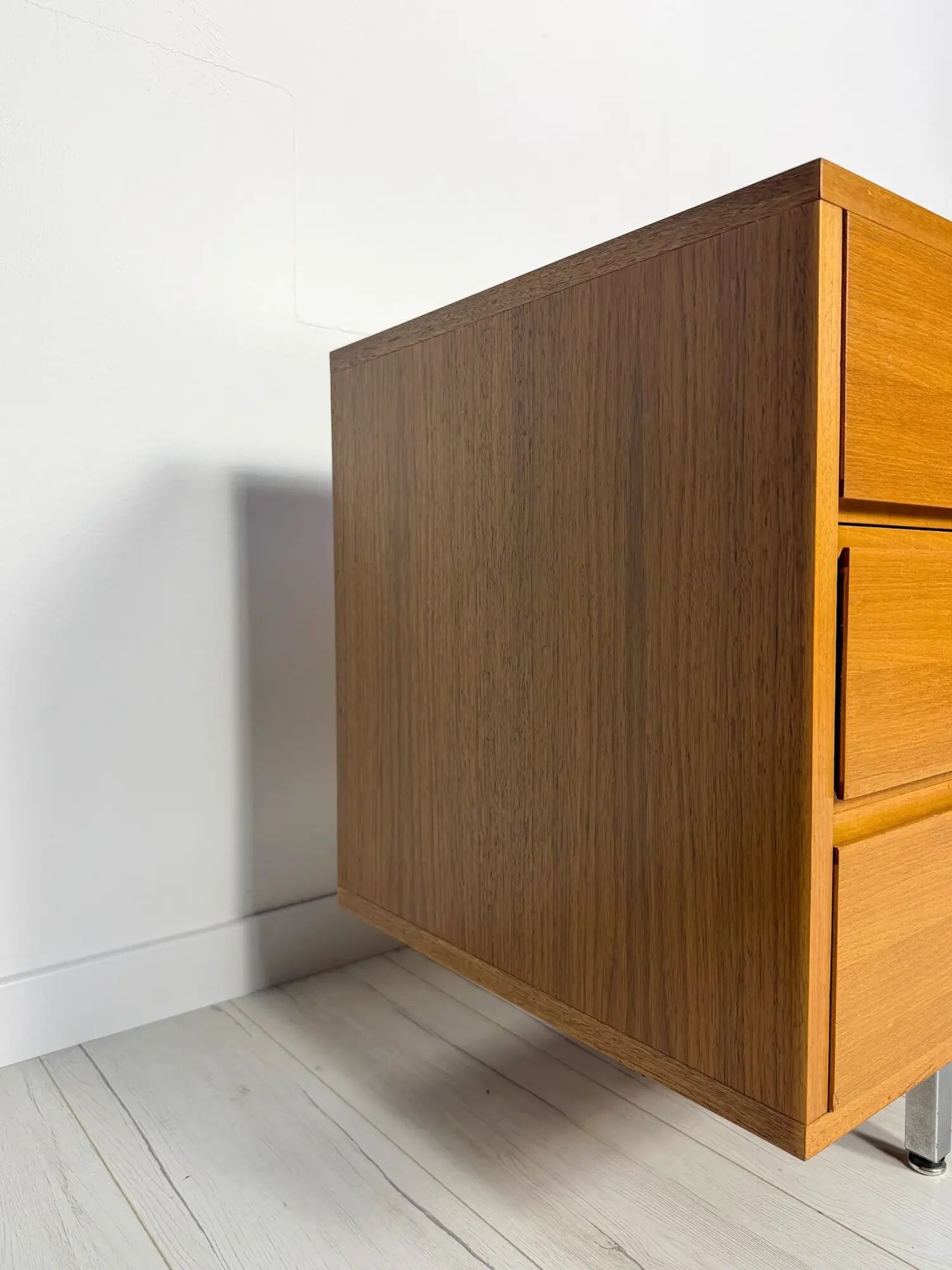 1960s vintage mid-century German teak sideboard lowboard