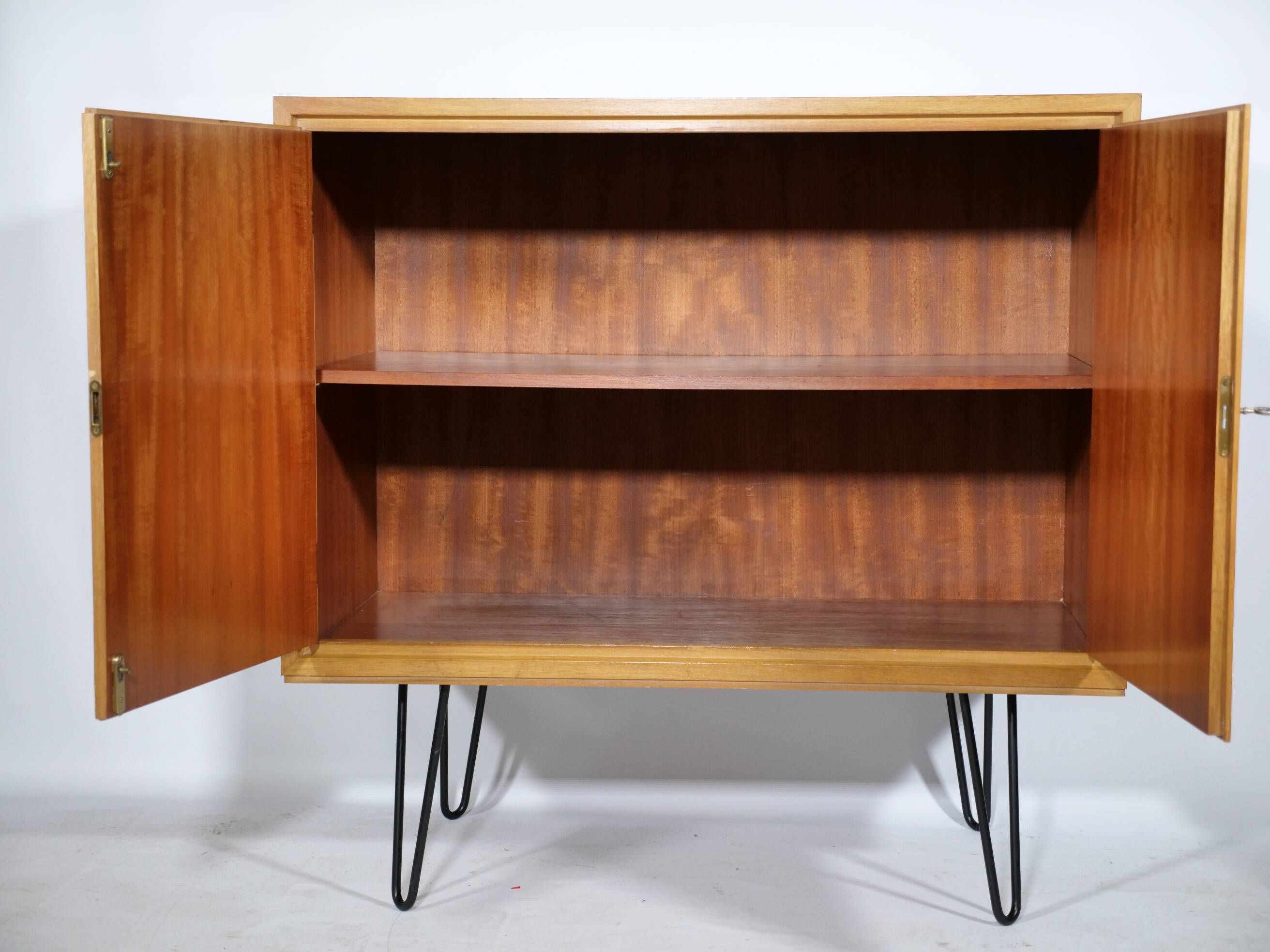 WK hairpin chest of drawers, sideboard, mid-century cabinet, vintage, 1960s