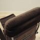 Brown velour armchair, Danish design, 1970s, production: Denmark