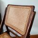 Pair of folding chairs canned 60s