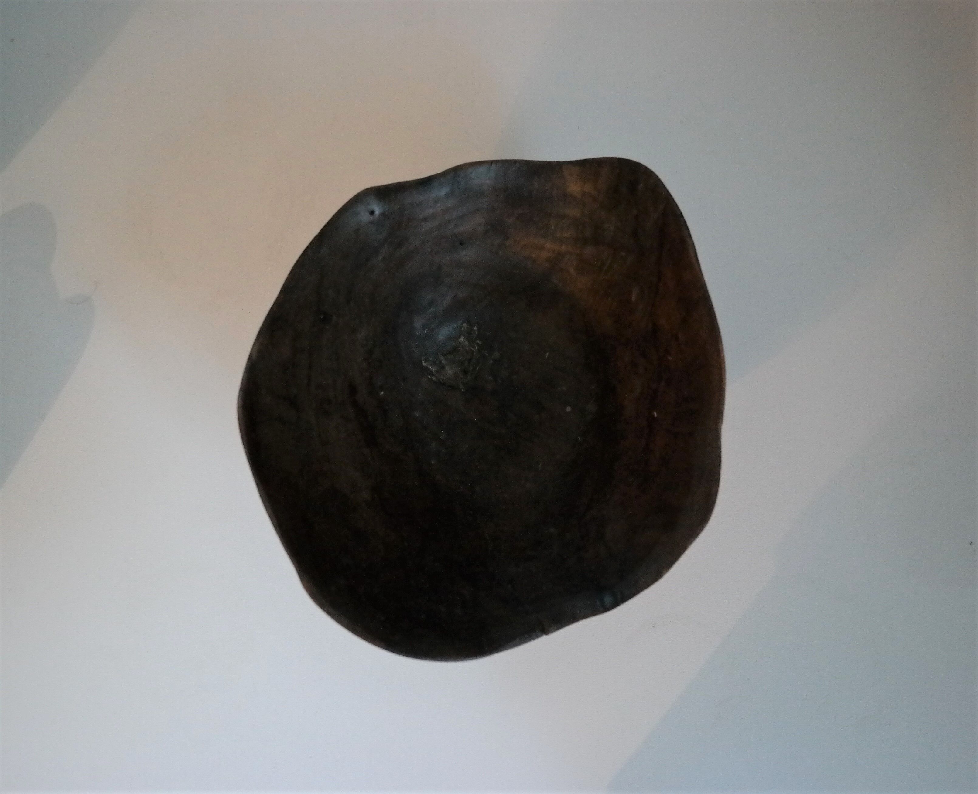 Carved olive wood cup, 1950/60