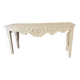 White patinated console