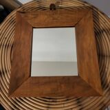 Teak mirror