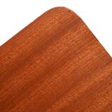 Teak bedside table with black details