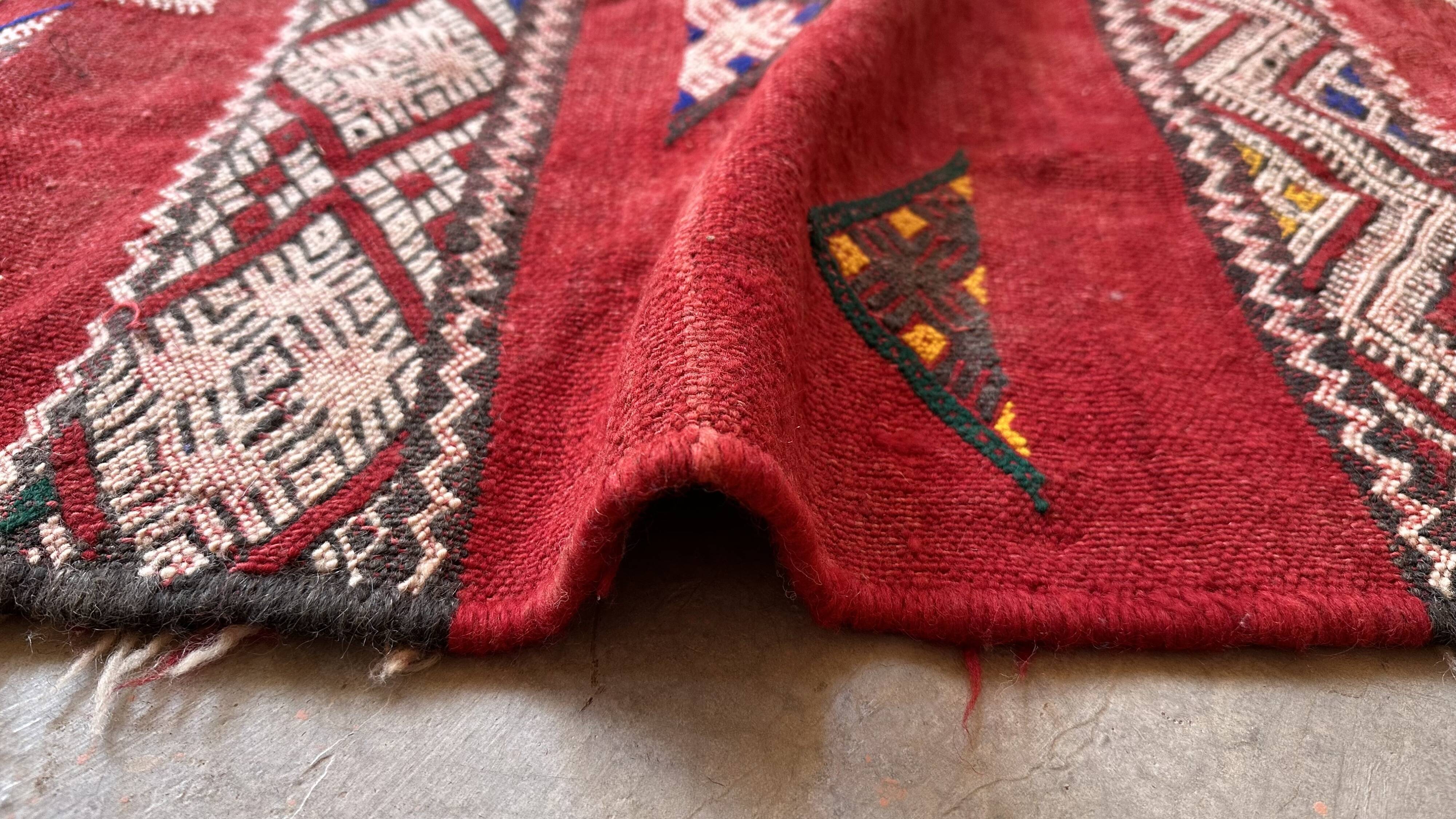 Moroccan kilim zayan rug