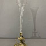 Vase cornet old, soliflore bronze